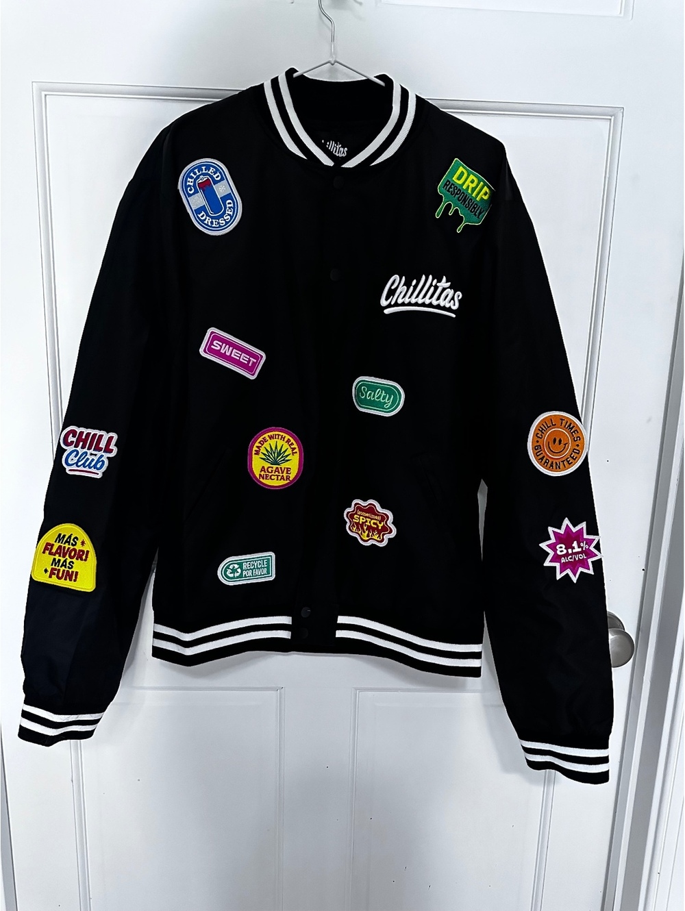 Chillitas "Patchwork" Bomber Jacket Limited-Edition tIe-in Item Size L